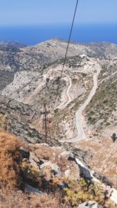 Seilbahn von Naxos - in atemberaubender Landschaft